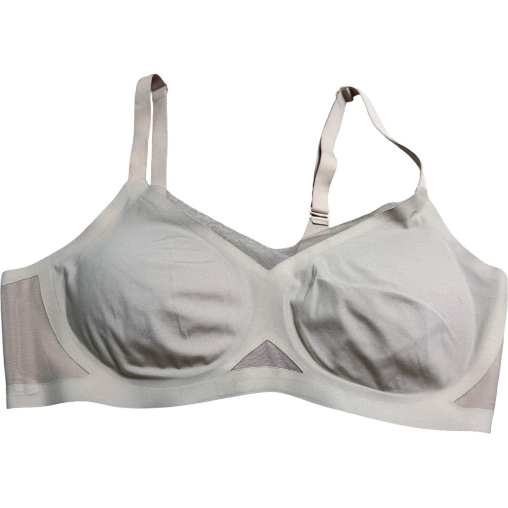 Honeylove Crossover Bra LWBR0302-2 Beige Wireless Women's Size 1X